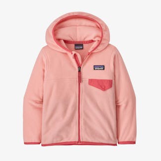 Patagonia Micro D-Snap Fleece Jacket Baby - Flamingo Pink